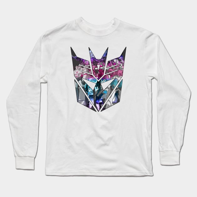 Decepticon Logo 2 Long Sleeve T-Shirt by ramonavirus